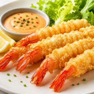 Tempura Battered King Prawns 500g (25 Pieces) - روبيان تمبورا