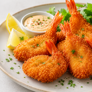 Breaded Butterfly King Prawns 500g (25 Pieces) - روبيان بالبقسماط