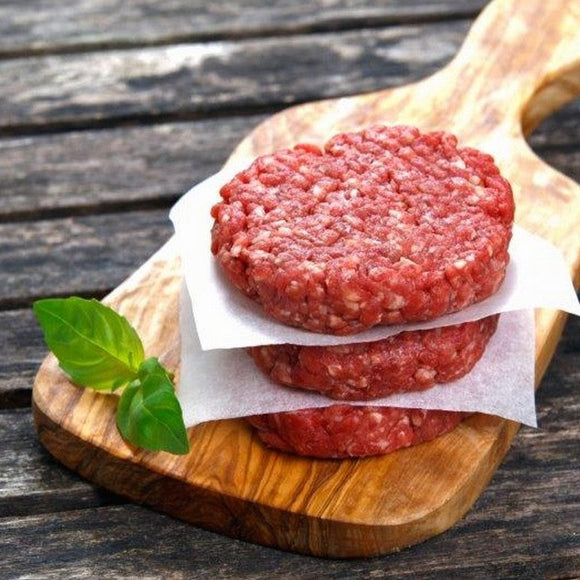 6 × Beef Burgers with Buns & Cheese - برجر، بن وجبن